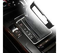 FINMOKAL Real Carbon Fiber Car Interior Center Console Gear Shift Panel Cover Trim Compatible with Audi A4 B8 2009-2016 A5 Q5 2009-2017 (Only Fit for LHD)