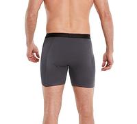 FINN Anti-sweat boxer shorts made from Lenzing® modal fabric, sweat-proof underpants with 100% protection against sweat stains on the buttocks Grey S