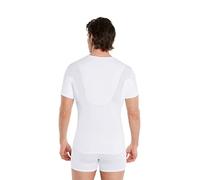 FINN Anti-Sweat Men's Shirt with Back Insert and Built-in Armpit Sweat Pads to Combat Excessive Sweating - Undershirt with Guaranteed Protection Against Sweat Stains and Odour White 4XL