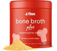 Finn Bone Broth Plus for Dogs | Joint Decoration & Mobility Packed with Collagen & Amino Acids | Only 6 Ingredients | Powder Meal Decor for Dogs