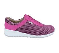 Finn Comfort Cerritos Leather Textile Women's Lace Up Shoes - Pink - Size:UK 7.5