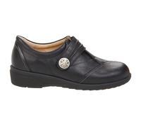 Finn Comfort Galway Leather Women's Slip On Shoes - Black - Size:UK 7.5