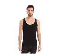 FINN Men's Business Undershirt - Sleeveless Singlet Vest Made from Original Lenzing® Modal Fabric - The Perfect Tank-Top Under a Dress Shirt and Suit Black XL