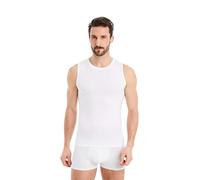 FINN Men's Business Undershirt with Crew Neck - Sleeveless Vest Made from Original Lenzing® Modal Fabric - The Perfect Tank-Top Under a Dress Shirt and Suit White 3XL