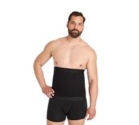 FINN Men's Compression Belt, Figure-Shaping Shapewear Belly Band Made of Cotton, Strong Body Shaper for Men Black L