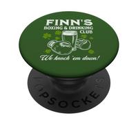Finn’s Boxing & Drinking Club Design - St. Patrick's Day PopSockets Adhesive PopGrip