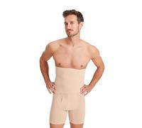FINN Shapewear Men's Tummy Control Boxer Shorts without Seams - Strong Shaping Body Shaper Compression Shorts - Seamless Bodice Pants with High Waist for Men Invisible Skin Color Nude S