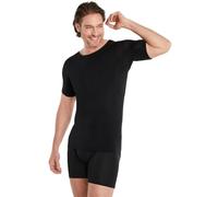 FINN Sweatproof Undershirt Men Crew Neck - Anti Sweat T-Shirt with Pads | Extra absorbent underarm shields hold up to 100 ml - round neckline stays hidden, sizes S to 5XL in nude, white or black.