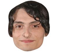 Finn Wolfhard (Dark Hair) Celebrity Mask, Flat Card Face, Fancy Dress Mask