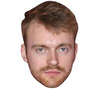 Finneas O'Connell (Beard) Celebrity Mask, Flat Card Face, Fancy Dress Mask
