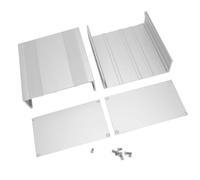 Finned Aluminum Housing Case 82 X 145 X 150 Mm Split Enclosure for Amplifier Housing, Modules and Builder Electronics Projects Electronics Enclosure Amplifier Finned Aluminum Case Split Project