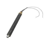 Finned Discharge Heater Heating Element 220V 201 SUS 450W/500W/600W/650W Tube Dia. 12mm For Kitchen Appliances (Size : 220V, Color : 650W 450L 201SUS)