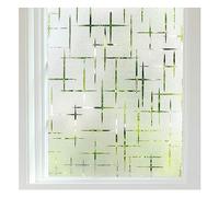 FINNEZ Finnez Window Film Privacy and Light Protection Decorative, Static Frosted Window Sticker for Office Home Living Room Kitchen (Cross Pattern) 115X200CM