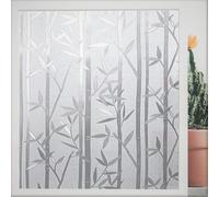 Finnez Window Film Privacy，Frosted Static Self Adhesive Glass Films, Decorative Films for Living Room Bedroom Offfice, 30 x 200 CM - Bamboo