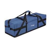 Finnhomy 110L Extra Large Heavy Duty Duffle Bag, 45 Inch Foldable Waterproof Travel Duffel with Upgrade Lockable Zipper, Multiple Pockets, Compression Straps for Camping, Moving, Sports Gear Storage