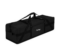Finnhomy 110L Extra Large Heavy Duty Duffle Bag, 45 Inch Foldable Waterproof Travel Duffel with Upgrade Lockable Zipper, Multiple Pockets, Compression Straps for Camping, Moving, Sports Gear Storage