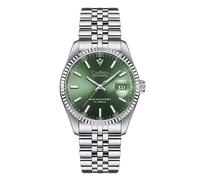 FINNIAN CADISEN 38MM Men's Automatic Mechanical Watch Luxury AR Sapphire Glass Water Resistant Stainless Steel MIYOTA 8215 Reloj Hombre, 8053 Green, Classic