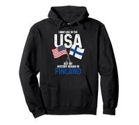 Finnish American My History Began In Finland Finn Pride Pullover Hoodie