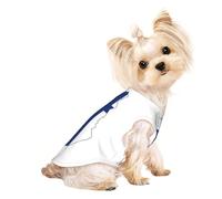 Finnish Flag Map Print Lightweight Dog Vest, Cat Sleeveless Shirt, Breathable Mesh Design for Summer Walking and Play