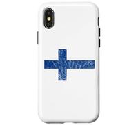 Finnish Flag, Nordic Cross, Travel Vacation Europe, Finland Case for iPhone X/XS