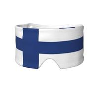Finnish Flag Print Eye and Ear Muffs Blackout Sleeping Noise Blocking Ear for Adults Kids Men Women
