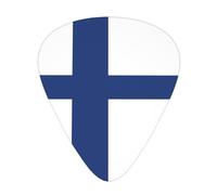 Finnish Flag Print Guitar Picks 12 Pieces For Electric Guitar Ukulele Accessory For Girls Present