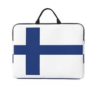 Finnish Flag Print Laptop Case Sleeve Notebook Protector Bag For School And Office Travel Business