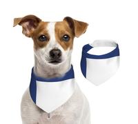 Finnish Flag Print Pet Cotton Double Sided Scarf Soft Stylish Winter Wear For Dogs Cats Pets Accessory