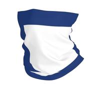 Finnish Flag Print Ski Face Cover Cold Weather Scarf For Men Women, Neck Warmer Gaiter For Skiing Running