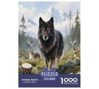 Finnish Lapphund 1000 Piece Puzzle Educational Games Decoration Puzzle Cute Pets Challenging for Adults And Kids Age 12 Years Up for Relaxing Decor And Gift 38x26cm/1000pcs