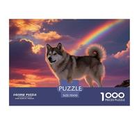 Finnish Lapphund 1000 Piece Puzzles Pet Dog for Adults Fun Activities Memory Games Relaxing 70x50cm/1000pcs