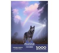 Finnish Lapphund Jigsaw Puzzles Puzzle for Adults Kids. 1000 Pieces Great Gifts Challenge Toy Educational Game Home Decoration for Adults& Kids Age 14 Years Up 38x26cm/1000pcs