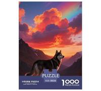 Finnish Lapphund Jigsaw Puzzles Puzzles for Adults Kids. 1000 Piece Impossible Challenge Toy Educational Games Home Decoration for Educational Games Gifts 38x26cm/1000pcs