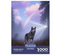 Finnish Lapphund Jigsaw Puzzles Puzzles for Adults Kids. 1000 Piece Whimsical Challenge Toy Educational Games Home Decoration for Educational Games Gifts 70x50cm/1000pcs