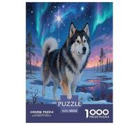 Finnish Lapphund Tour 1000 Piece Jigsaw Puzzles Educational Games Decoration Puzzle Cute Pets Challenging for Adults And Kids Age 12 Years Up for Relaxing Decor And Gift 38x26cm/1000pcs