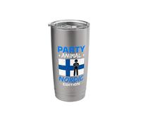 Finnish Party Design for a Finnish Person Stainless Steel Insulated Tumbler