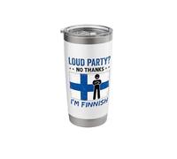 Finnish Party Design for a Finnish Person Stainless Steel Insulated Tumbler