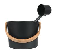 Finnish Sauna Barrel Set: 7L Aluminum Sauna Bowl to Large Capacity with Long Hose, 100.73 Inch Lightweight Resistant Bucket | Tradi Spa Wellness Bath