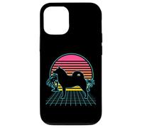 Finnish Spitz Dog Vintage 80s Vaporwave Aesthetic Puppy Case for iPhone 12/12 Pro