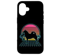 Finnish Spitz Dog Vintage 80s Vaporwave Aesthetic Puppy Case for iPhone 16