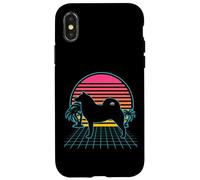 Finnish Spitz Dog Vintage 80s Vaporwave Aesthetic Puppy Case for iPhone X/XS