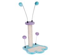 Finny Cat Scratching Post - Blue / Pink