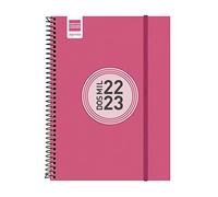 Finocam - 2022 2023 Espir Color Week to View Horizontal September 2022 - August 2023 (12 months) Spanish Pink