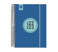 Finocam - 2022 2023 Espir Label 1 Day Page September 2022 - August 2023 (12 Months) Cobalt Blue Catalan
