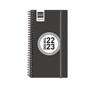 Finocam - 2022 2023 Espir Label Week to View Horizontal September 2022 - August 2023 (12 months) Spanish Black