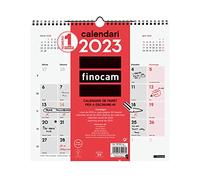 Finocam - 2023 Neutral Wall Calendar to Write January 2023 - December 2023 (12 months) Catalan