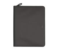 Finocam - A4 Nopal Document Holder - Black | Zippered Portfolio - Inner Tablet Pocket | Notepad Folder | BIOMATERIAL Document Holder - Cactus Base