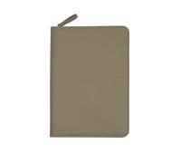 Finocam - A5 Nopal Document Holder - Olive Green | Zippered Portfolio - Inner Tablet Pocket | Notepad Folder | BIOMATERIAL Document Holder - Cactus Base