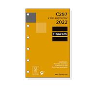 Finocam - Annual 2022 2 days page, from January 2022 to December 2022 (12 months) 602-73 x 114 mm Classic Spanish