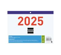 Finocam - Calendar Faldilla Big Numbers 2025 Month View January 2025 - December 2025 (12 months) Spanish